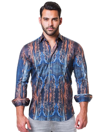 Shop Men's Luxury Fashion Shirts - Unique Dress Shirt | Maceoo Lion ...
