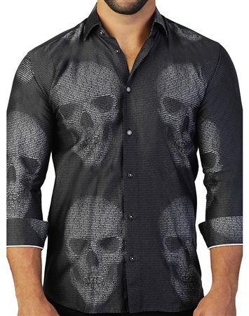 skull dress shirt womens