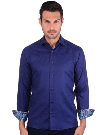 Navy Men’s Luxury Dress Shirt