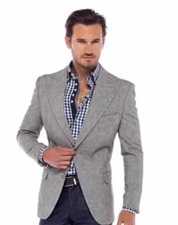 Shop Men Sport Coat: Italian Grey Sport Coat | Botagi- Free Shipping