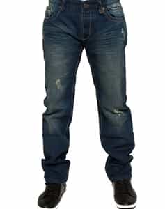 Men's Dark Blue Jeans- Isaac B 029