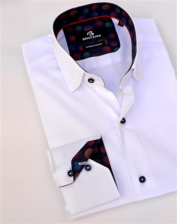 Designer Men's Dress Shirt - Luxury white Dress Shirt | Next Level ...