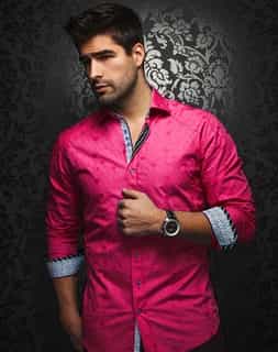 Fuschia Pink T-Shirt for Men – Cutton Garments