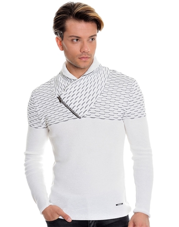 Stylish European Sweater - Fashion-Forward White Lightweight