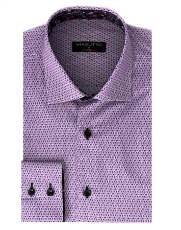 Mesmerizing Luxury Purple Dress Shirt | Modern Slim Fit Button Down ...