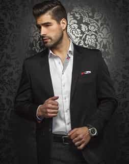 Luxury Black Jacket: Designer Black Sport Coat | Men Fashion Coats | Au ...
