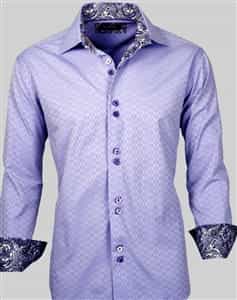 Via Uomo- Shirts Biella Lilac